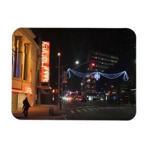 Christmas in Downtown Brooklyn NYC Photography Magnet
