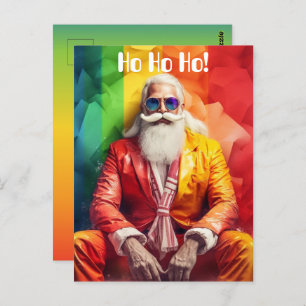 Christmas in Every Colour Postcard