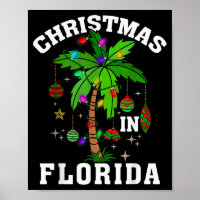 Christmas In Florida Deck The Palm Tree Xmas Winte