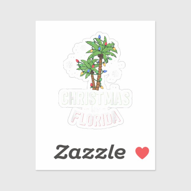 Christmas In Florida Deck The Palm Trees Family Va (Sheet)