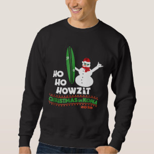 Christmas in Hawaii Tshirt Howzit Surf Dude Snowma