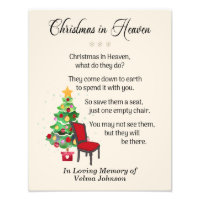 Christmas In Heaven, Empty Chair, Loved One, Grief
