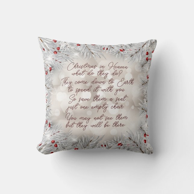 Christmas in Hevean  Cushion (Front)