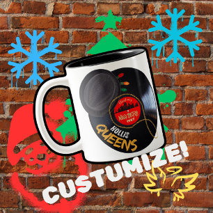 Christmas in Hollis Queens Two-Tone Coffee Mug