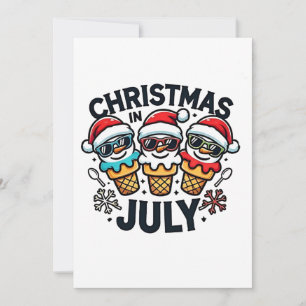 Christmas in July 4th of July Ice Cream USA Announcement