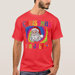 Christmas In July, American Flag Summer Vintage Ti T-Shirt