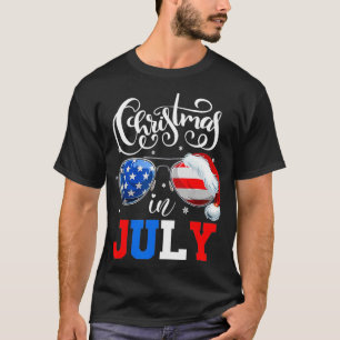 Christmas in July American Sunglasses Summer Part T-Shirt