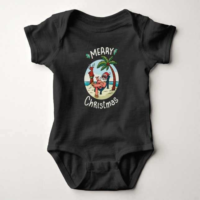 Christmas in July Baby Bodysuit (Front)