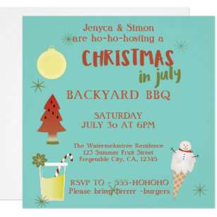 Christmas Bbq Invitation Wording 6