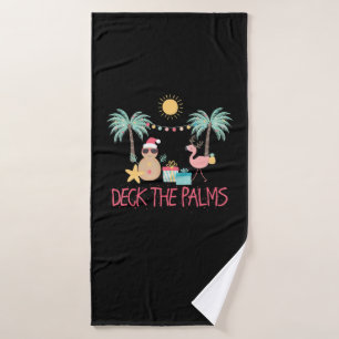 Christmas In July Beach Cruise Vacation Beach Bath Towel