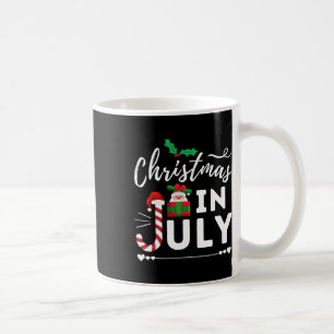 Christmas In July Beach Summer Santa Hat Gift Hawa Coffee Mug