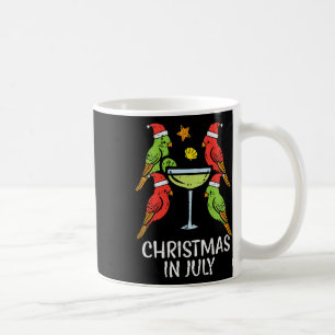 Christmas In July Birds Parrots Summer Xmas Women Coffee Mug