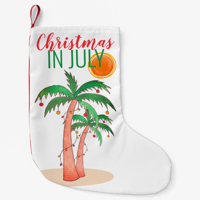 Christmas in July Christmas Stocking (Front)