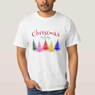 Christmas in July Colorful Fun T-Shirt