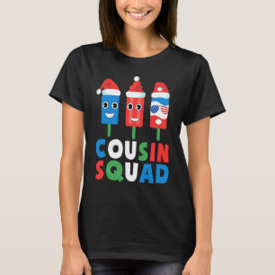 Christmas In July Cousin Squad Crew American Ice P T-Shirt