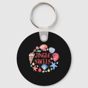 Christmas In July Cute Beach Santa Claus Gifts Jin Key Ring