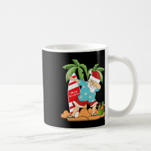 Christmas In July Dabbing Santa Summer Watermelon Coffee Mug