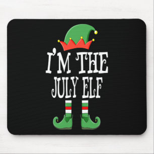 Christmas In July Elf Group Matching Family Christ Mouse Pad