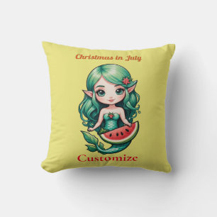 Christmas in July Elf  Mermaid Thunder_Cove  Cushion