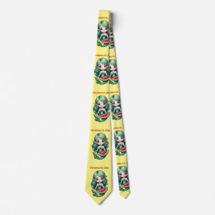 Christmas in July Elf Mermaid Thunder_Cove Tie