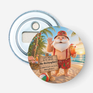 Christmas in July Family BBQ  Bottle Opener