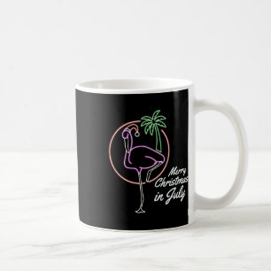 Christmas In July Flamingo Santa I Awesome Flaming Coffee Mug