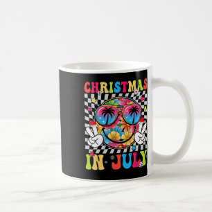 Christmas In July Floral Smile Face Summer Beach V Coffee Mug