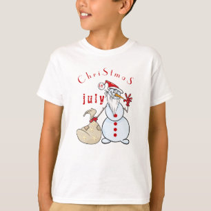 Christmas In July Frosty’s July Bloom Bag T-Shirt