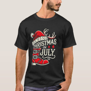 Christmas in July Funny elf for Summer Xmas Deligh T-Shirt