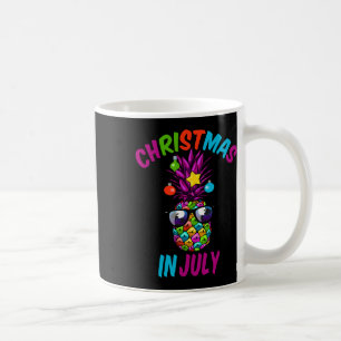 Christmas In July Funny Pineapple Summer Xmas Gift Coffee Mug