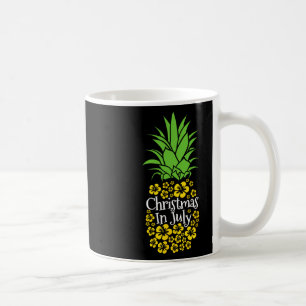Christmas In July Funny Summer Vacation Pineapple Coffee Mug