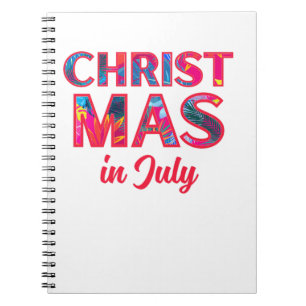 CHRISTMAS IN JULY Gift Tag Notebook