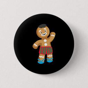 Christmas In July Gingerbread Man Bathsuit 6 Cm Round Badge