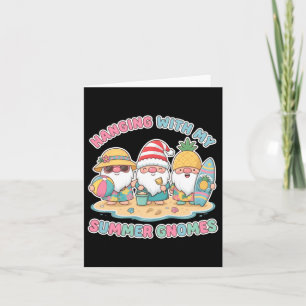 Christmas In July Hanging With My Summer Gnomes Card