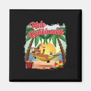 Christmas In July Hawaiian Kids Mele Kalikimaka Re Magnet