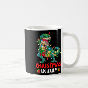 Christmas In July Men Boys Toddler T Rex Dinosaur Coffee Mug