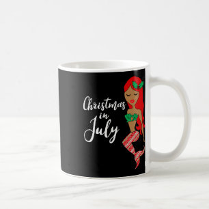 Christmas In July Mermaid Coffee Mug