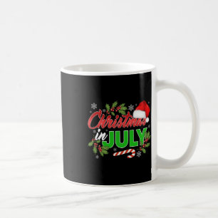 Christmas In July Merry Christmas Summer Funny San Coffee Mug