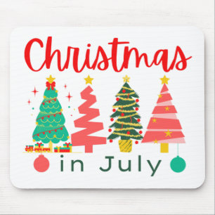 christmas in july mouse pad