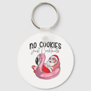 Christmas In July No Cookies Just Tails Summer Fla Key Ring