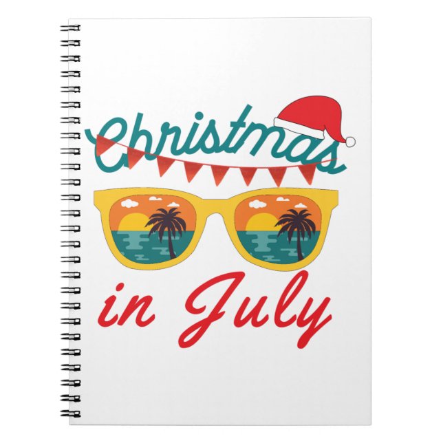 Christmas In July Notebook (Front)