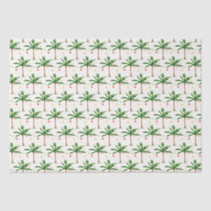 Christmas in July Palm Tree, Summer Santa & Lines Tissue Paper