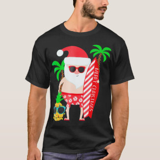 Christmas In July Party Costume Clothing Santa T-Shirt