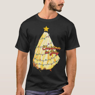 Christmas In July Pineapple Christmas Tree Summer T-Shirt