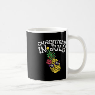 Christmas In July Pineapple Funny Summer Tropical Coffee Mug