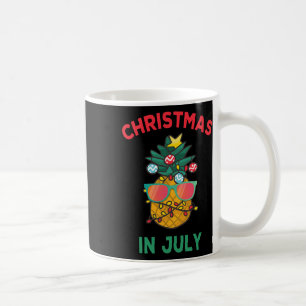 Christmas In July Pineapple Sungles Light Summer V Coffee Mug