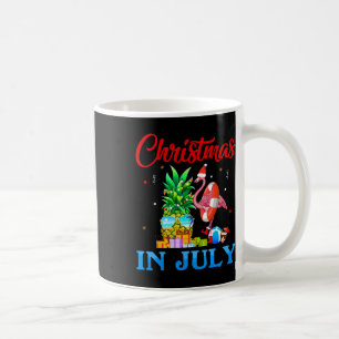 Christmas In July Pineapple Xmas Tree Flamingo San Coffee Mug
