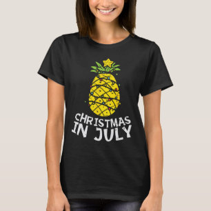 Christmas In July Pineapple Xmas Tree Summer Men W T-Shirt