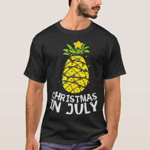 Christmas In July Pineapple Xmas Tree Summer Men W T-Shirt