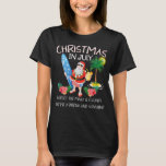 Christmas In July Pool Party Santa T-Shirt<br><div class="desc">Christmas In July Pool Party Santa</div>